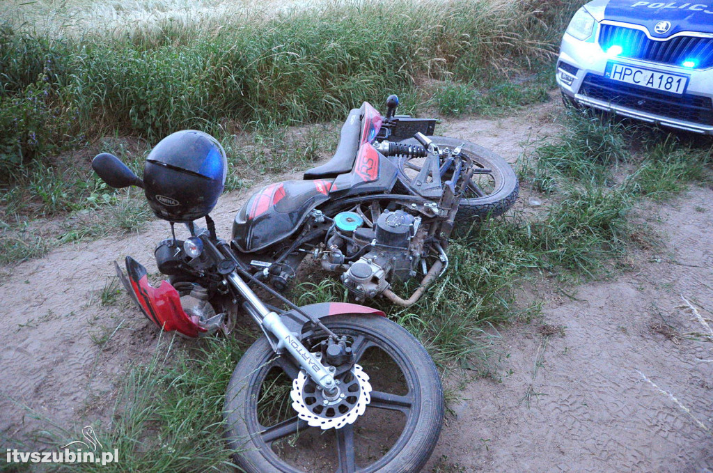 Środowy pościg za pijanym motocyklistą