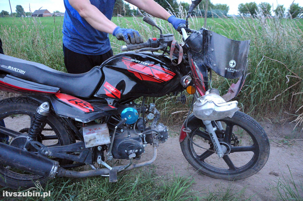 Środowy pościg za pijanym motocyklistą