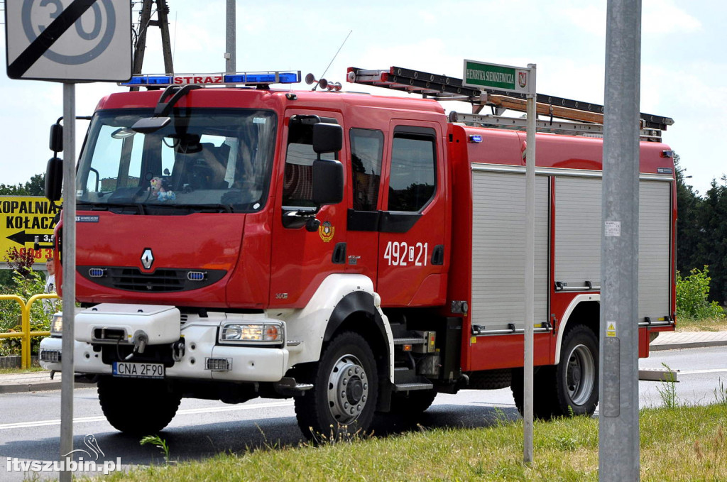 Kolizja dwóch osobówek w Szubinie