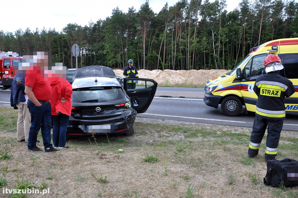 Kolizja osobówek w Kołaczkowie