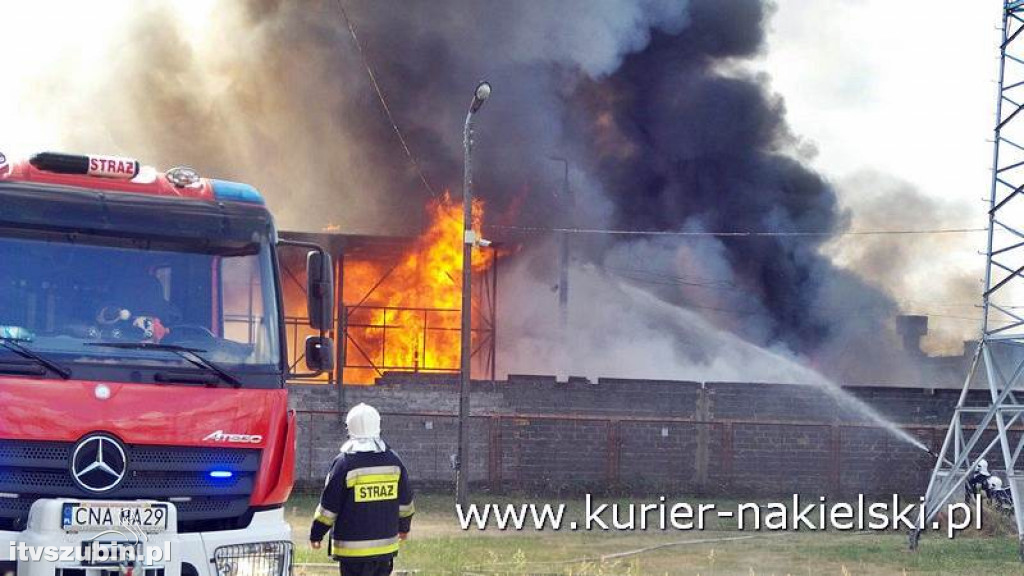 Kolejny pożar w firmie w Paterku