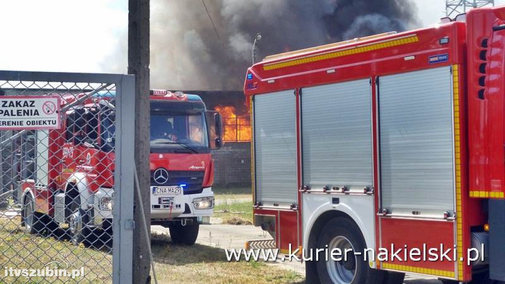 Kolejny pożar w firmie w Paterku
