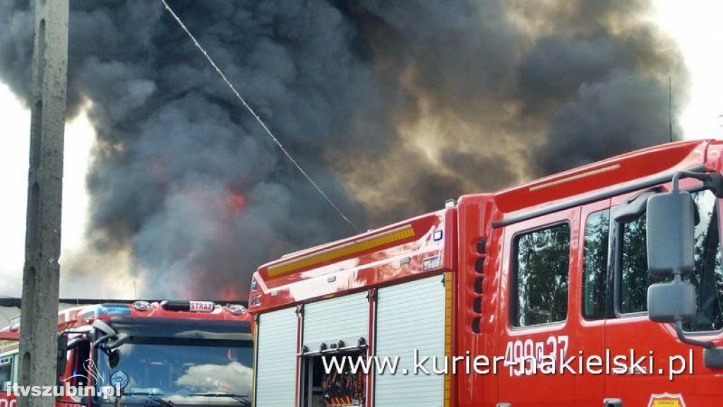 Kolejny pożar w firmie w Paterku