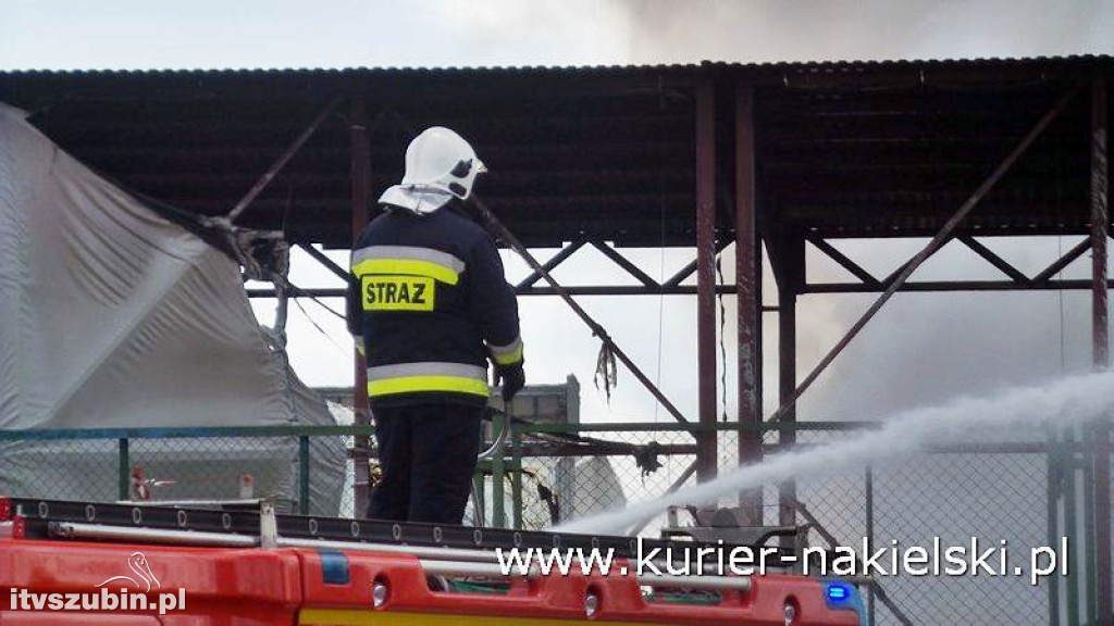 Kolejny pożar w firmie w Paterku
