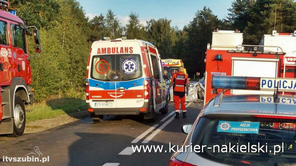 Zderzenie dwóch osobówek w Gorzeniu