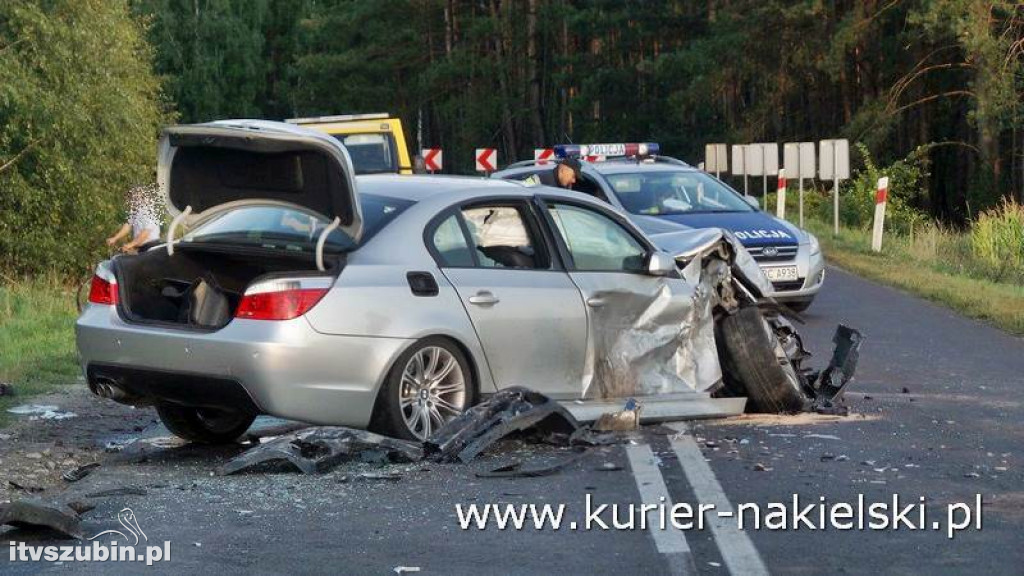 Zderzenie dwóch osobówek w Gorzeniu