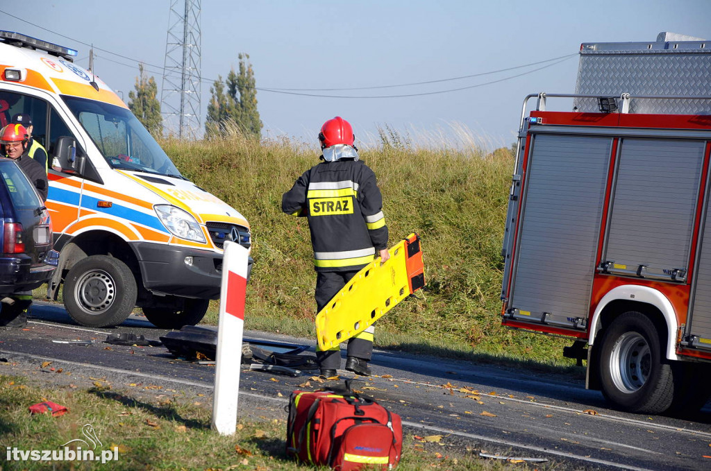 Wypadek na DK5 w Kowalewie