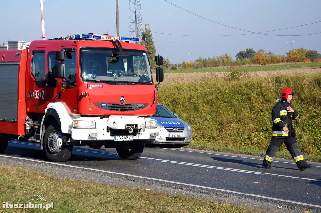Wypadek na DK5 w Kowalewie
