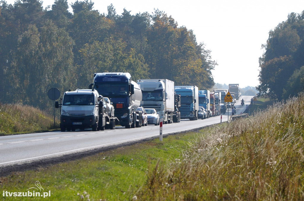 Wypadek na DK5 w Kowalewie