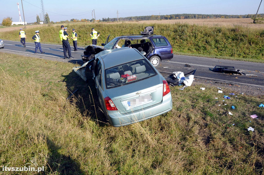 Wypadek na DK5 w Kowalewie