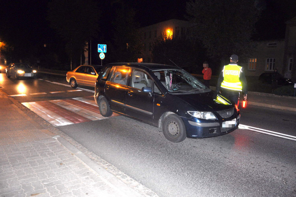 Potrącony małoletni pieszy trafił do szpitala