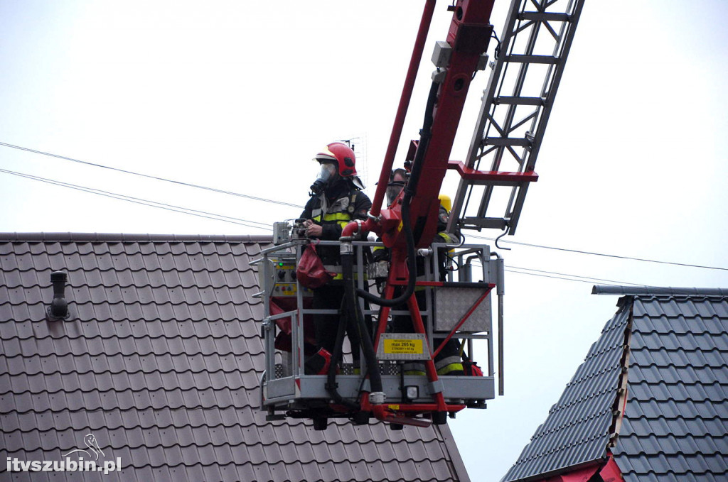 Pożar kamienicy w centrum Rynarzewa