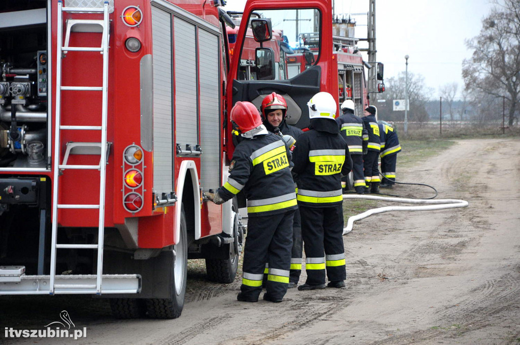 Pożar altany na terenie działek POD Żurczyn