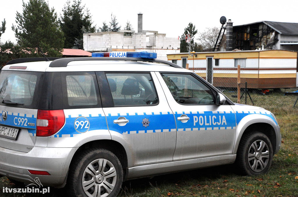 Pożar altany na terenie działek POD Żurczyn