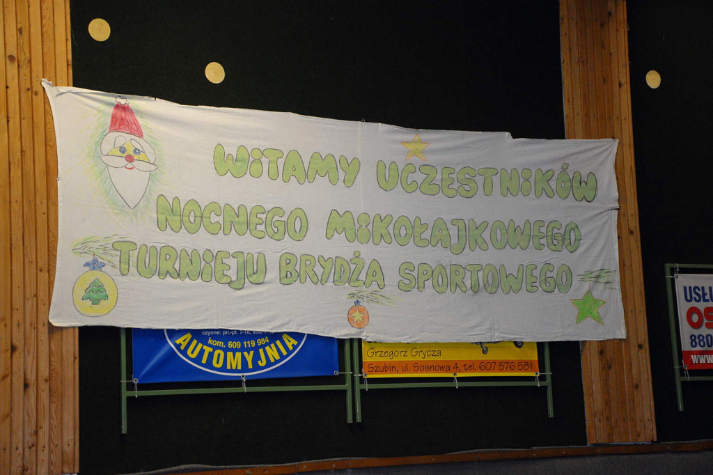 Nocny Mikołajkowy Brydża Sportowego