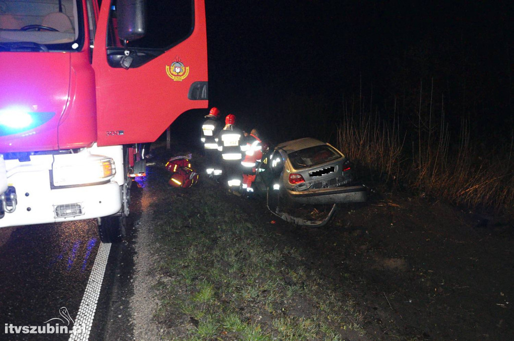 Kierująca renault trafiła do szpital
