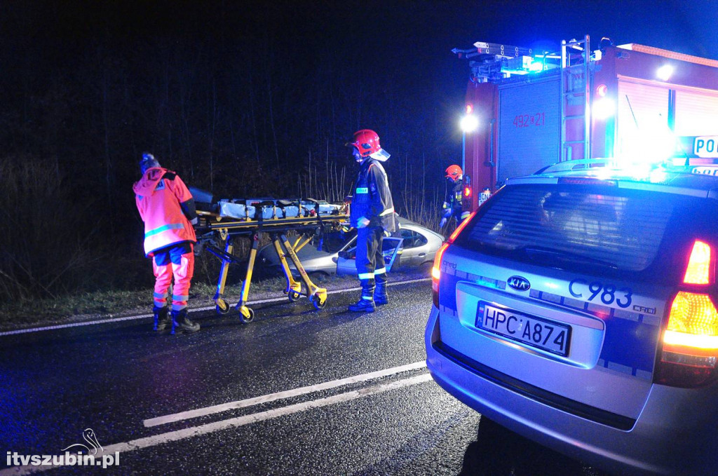 Kierująca renault trafiła do szpital