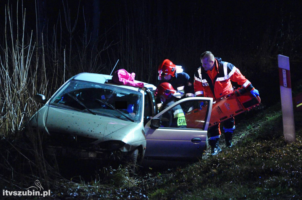 Kierująca renault trafiła do szpital
