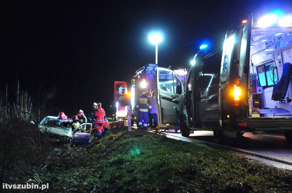Kierująca renault trafiła do szpital