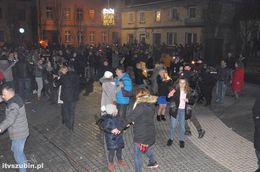 Szubinianie przywitali Nowy Rok 2019 na Rynku