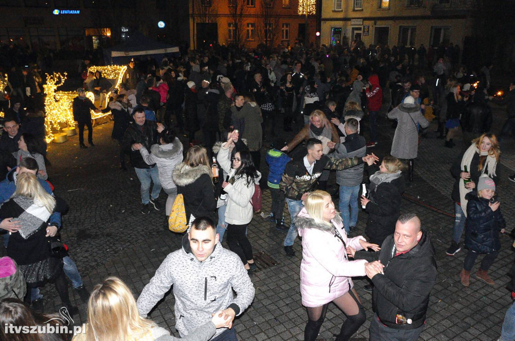 Szubinianie przywitali Nowy Rok 2019 na Rynku