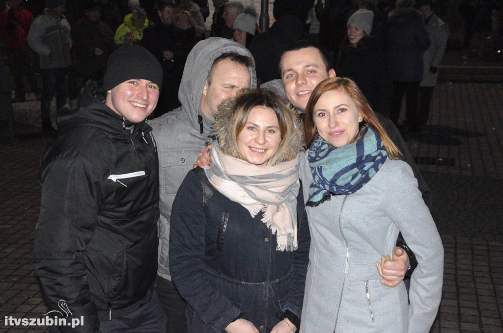 Szubinianie przywitali Nowy Rok 2019 na Rynku