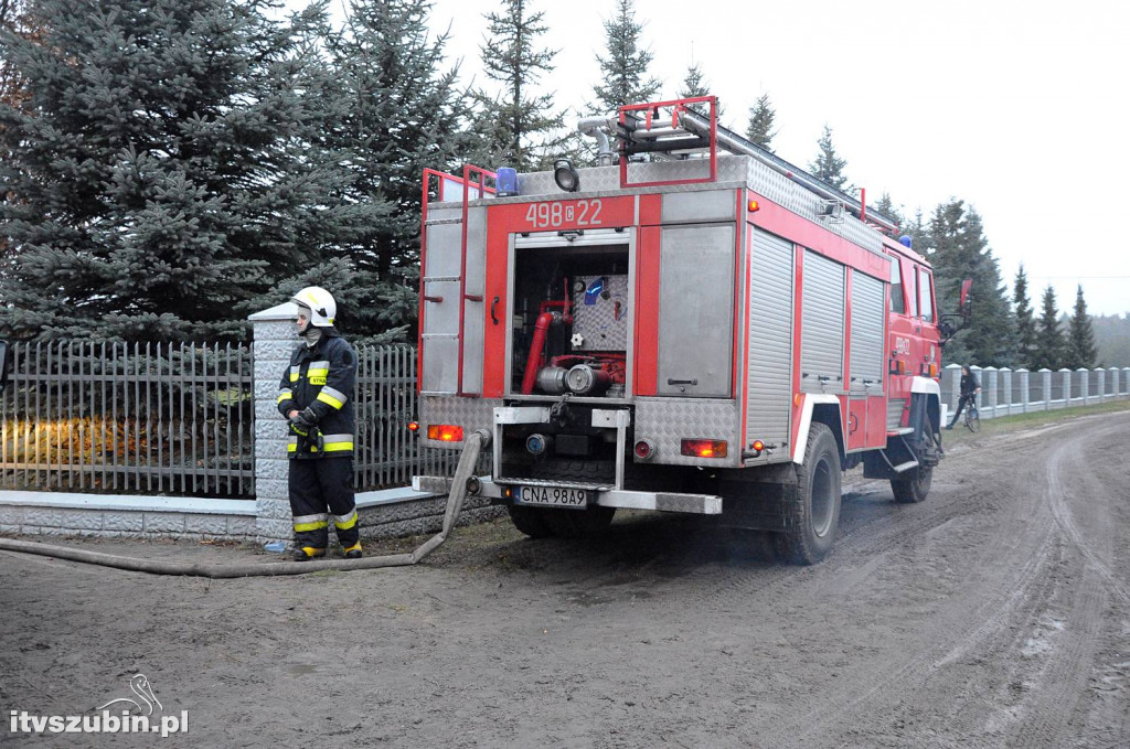 Pożar budynku mieszkalnego w Łachowie
