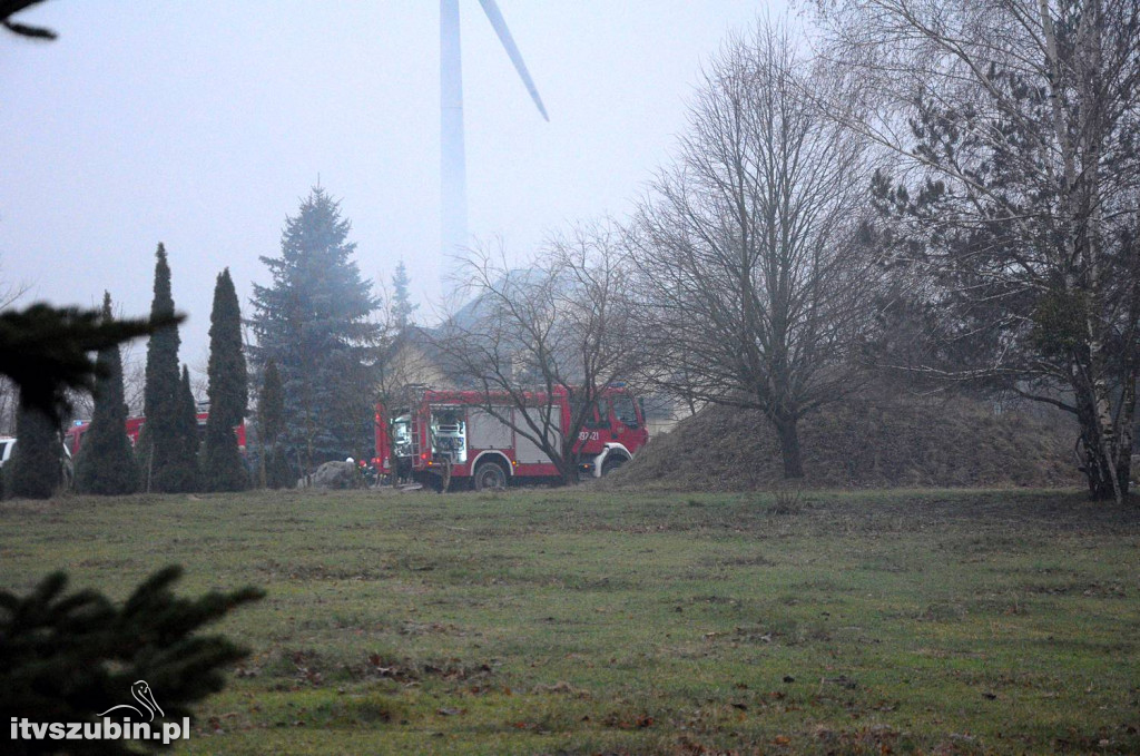 Pożar budynku mieszkalnego w Łachowie