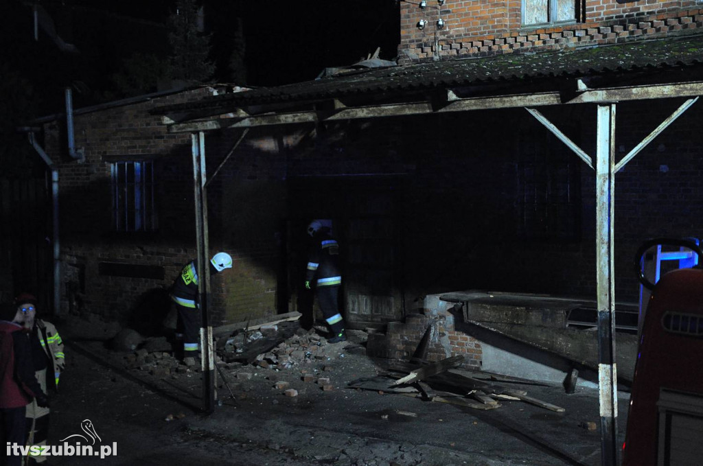 Zawalił się dach starego młyna w Kcyni