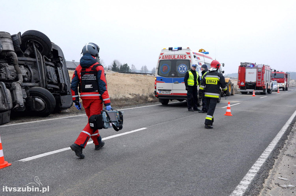 Zdarzenie drogowe w Wąsoszu i Nakle