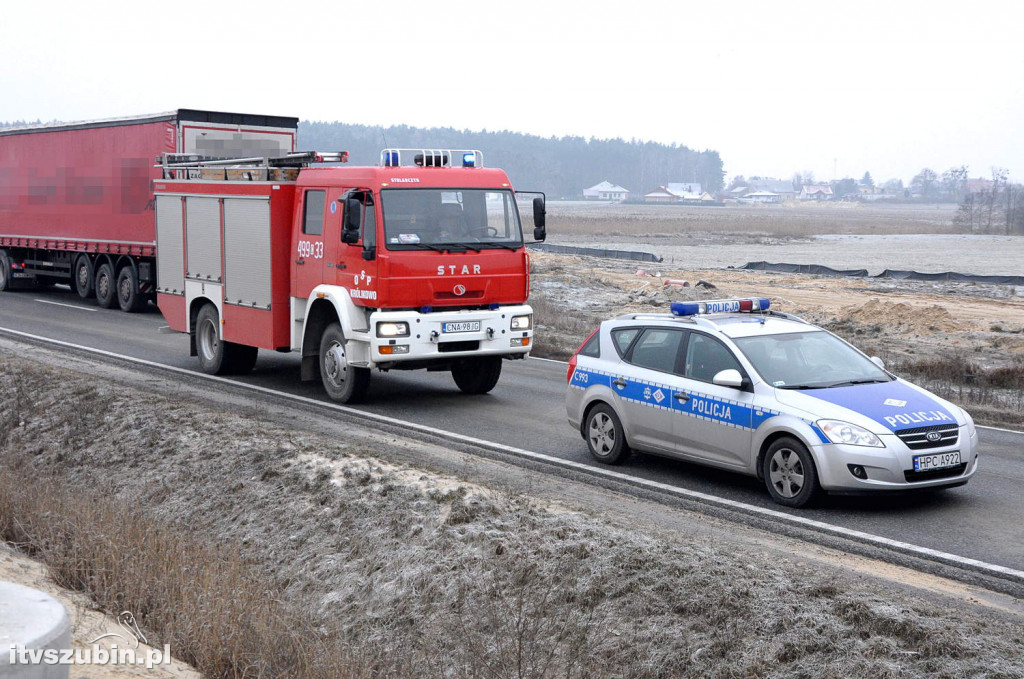 Zdarzenie drogowe w Wąsoszu i Nakle