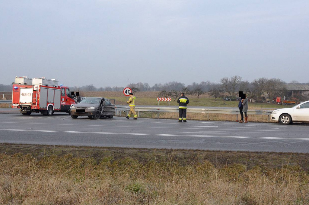 Kolizja trzech pojazdów w Szubinie