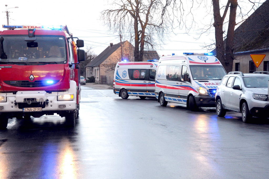 Poranny wypadek w Kowalewie