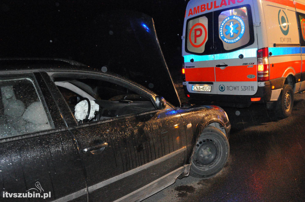 Wypadek w Małych Rudach
