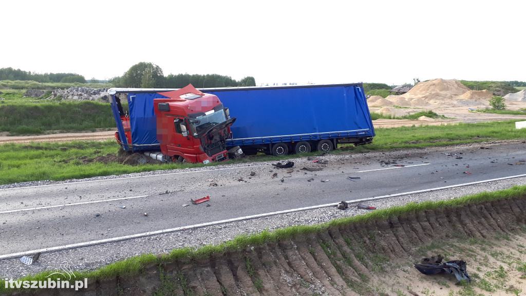 Śmiertelny wypadek na krajowej 5 w Wąsoszu