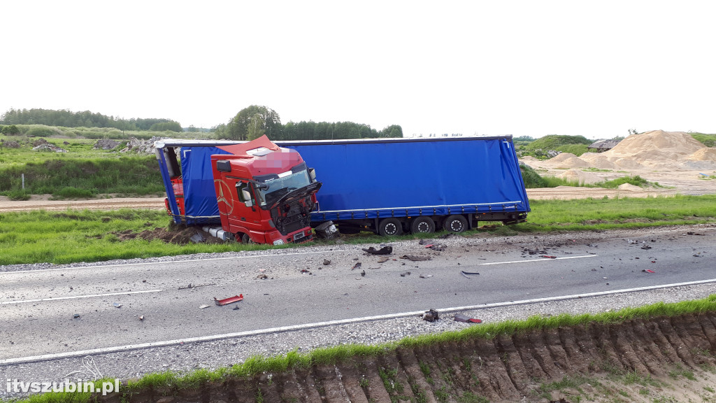 Śmiertelny wypadek na krajowej 5 w Wąsoszu
