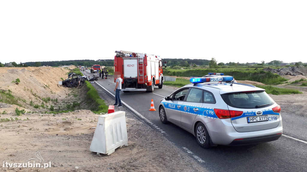 Śmiertelny wypadek na krajowej 5 w Wąsoszu