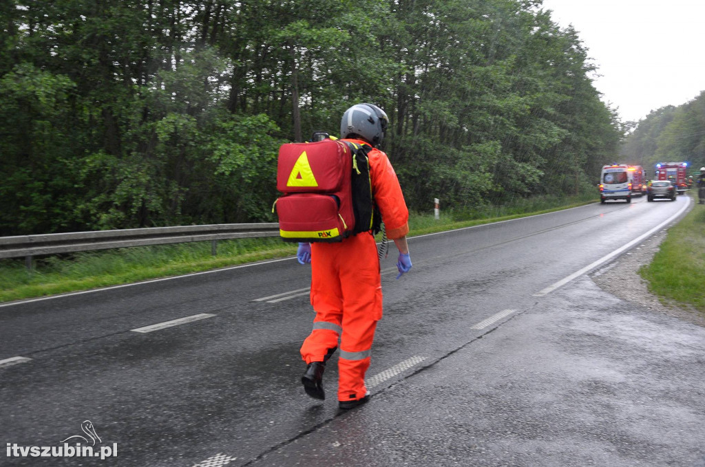 Jedna osoba w ciężkim stanie, wypadek na DK 246