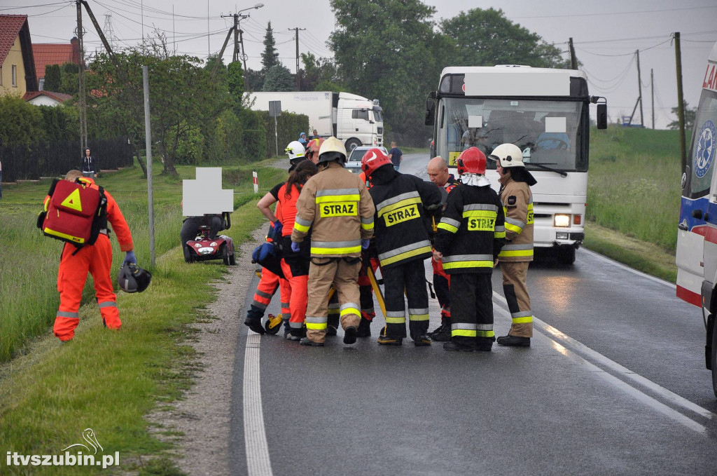 Jedna osoba w ciężkim stanie, wypadek na DK 246