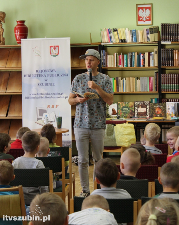 Być jak tygrys, spotkanie przedszkolaków z pisarzem