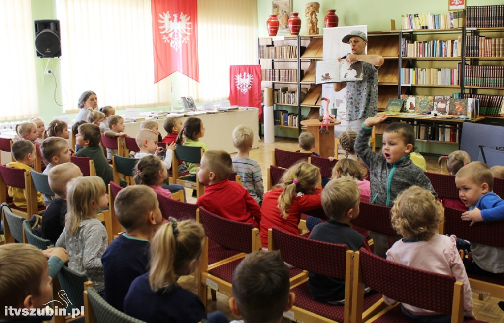 Być jak tygrys, spotkanie przedszkolaków z pisarzem