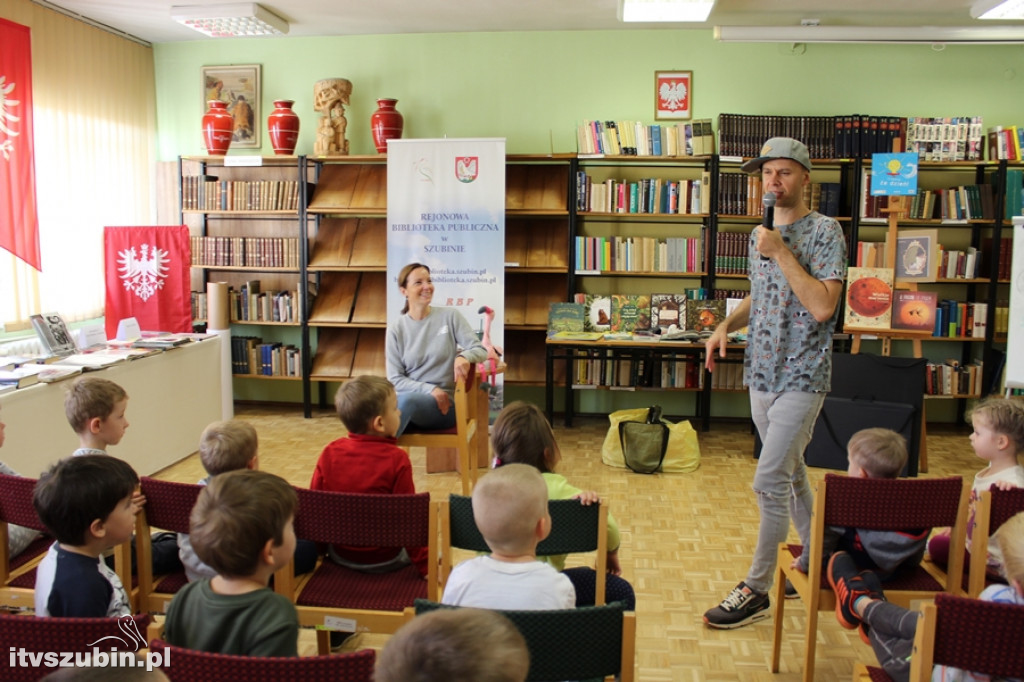Być jak tygrys, spotkanie przedszkolaków z pisarzem