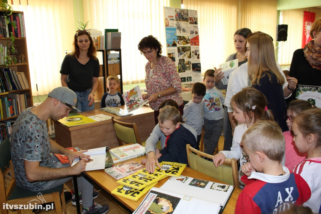 Być jak tygrys, spotkanie przedszkolaków z pisarzem