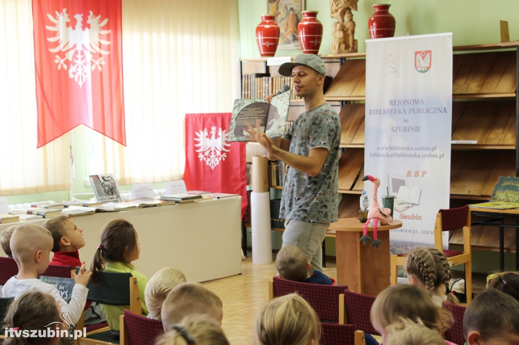 Być jak tygrys, spotkanie przedszkolaków z pisarzem