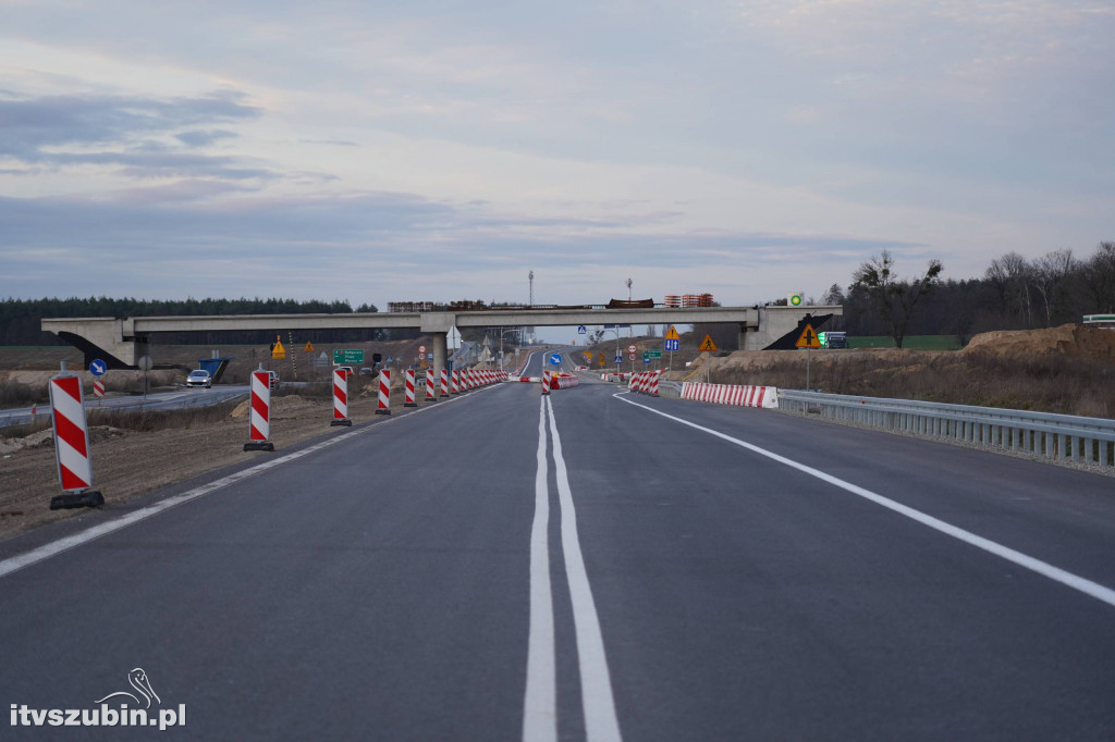 Przełożenie ruchu na S5 między Żninem a Szubinem