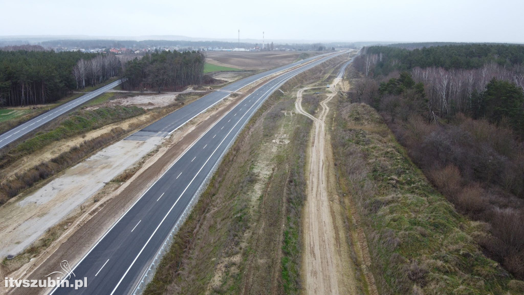 Przełożenie ruchu na S5 między Żninem a Szubinem