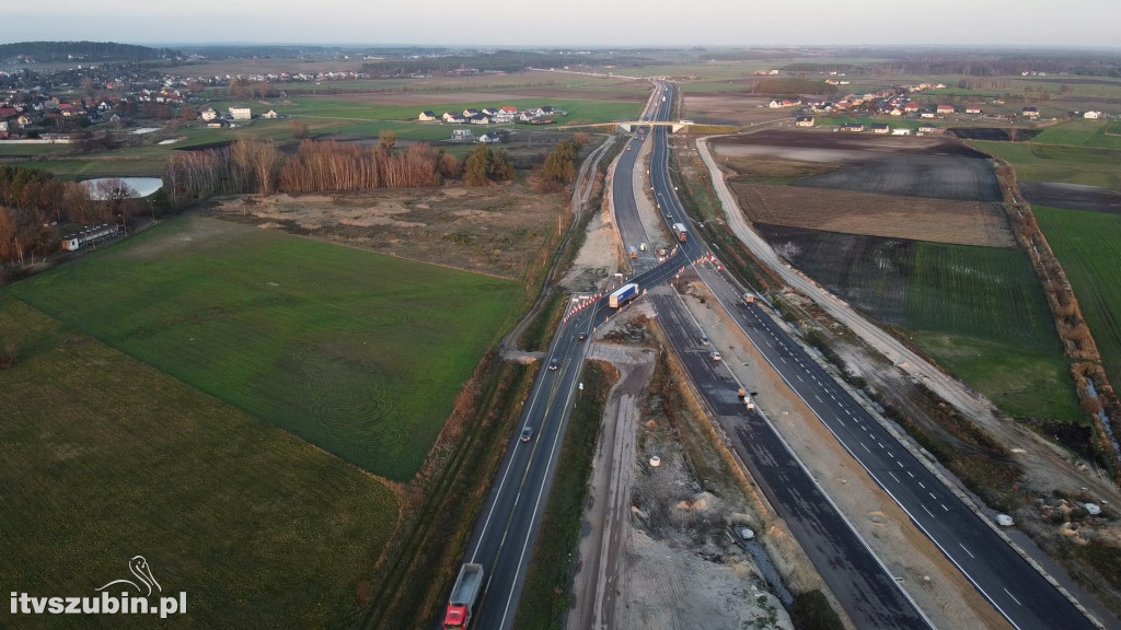 Przełożenie ruchu na S5 między Żninem a Szubinem