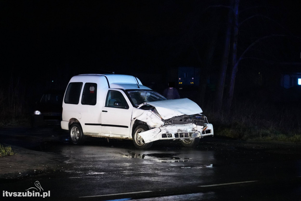 Kolizja trzech pojazdów w Zamościu