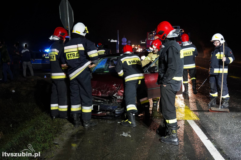Kolizja trzech pojazdów w Zamościu