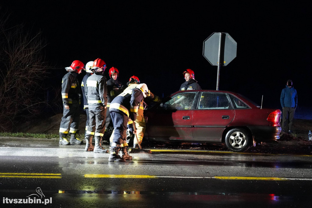Kolizja trzech pojazdów w Zamościu